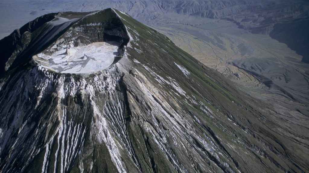 Volcano in Tanzania with most unearthly, runniest magma on Earth is sinking into the bottom