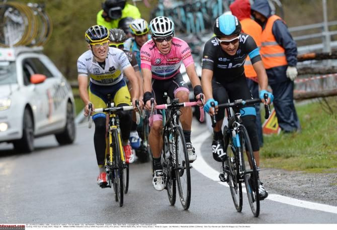 Rigoberto Uran (Omega Pharma - QuickStep) lost time to most of his GC rivals