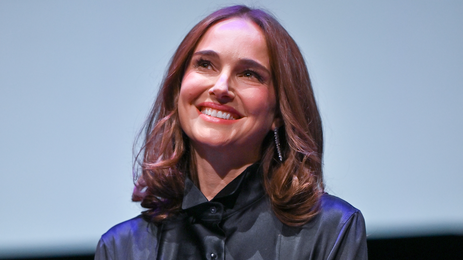 Natalie Portman attended the 17th Film Festival Lumiere in a feather mini skirt and shoes from the Dior Spring 2026 runway show