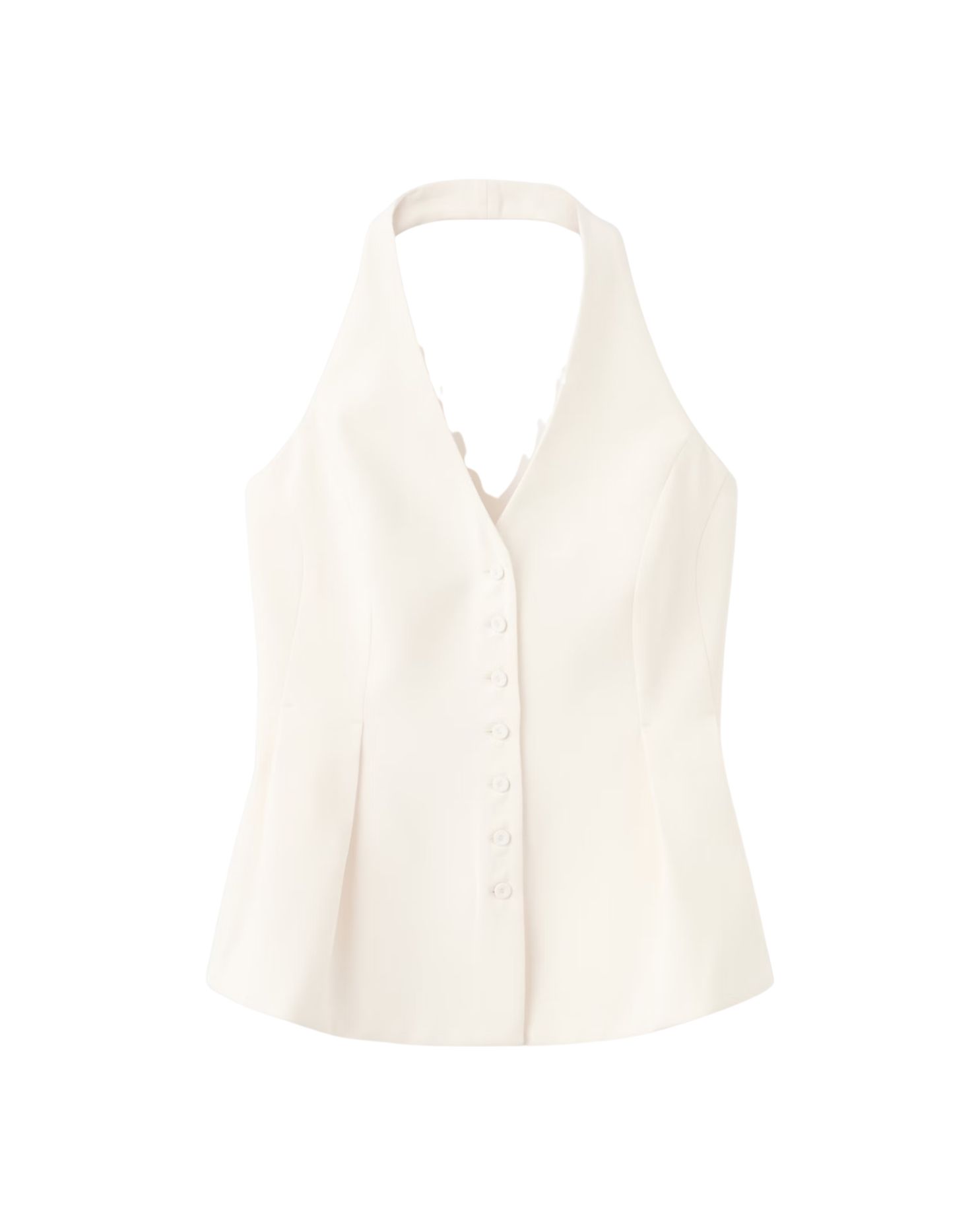 Peplum Top With Halter Neck - Women | Mango United Kingdom