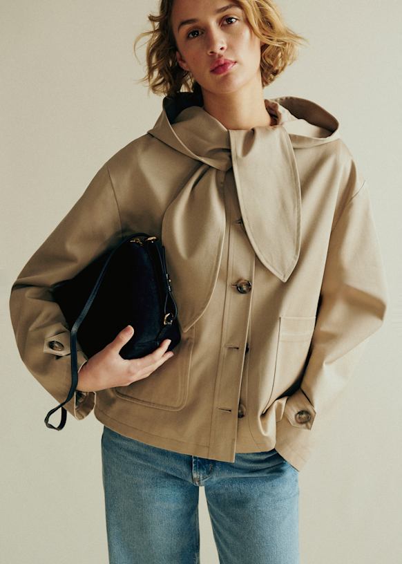 Paxton Jacket - Light Beige - Organic Cotton - Organic Textile - S&amp;eacute;zane