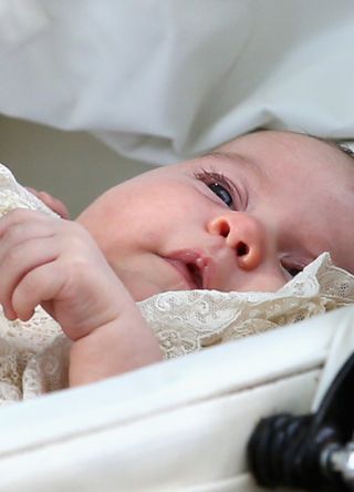 Princess Charlotte at her Christening