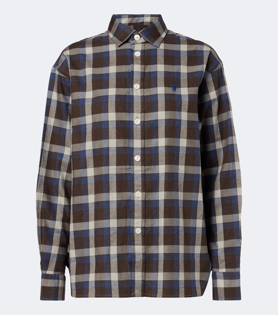 A plaid Ralph Lauren shirt.