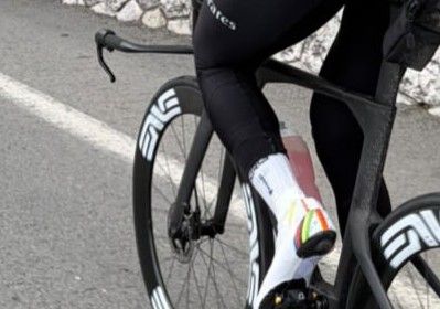 An unmarked Colnago TT bike