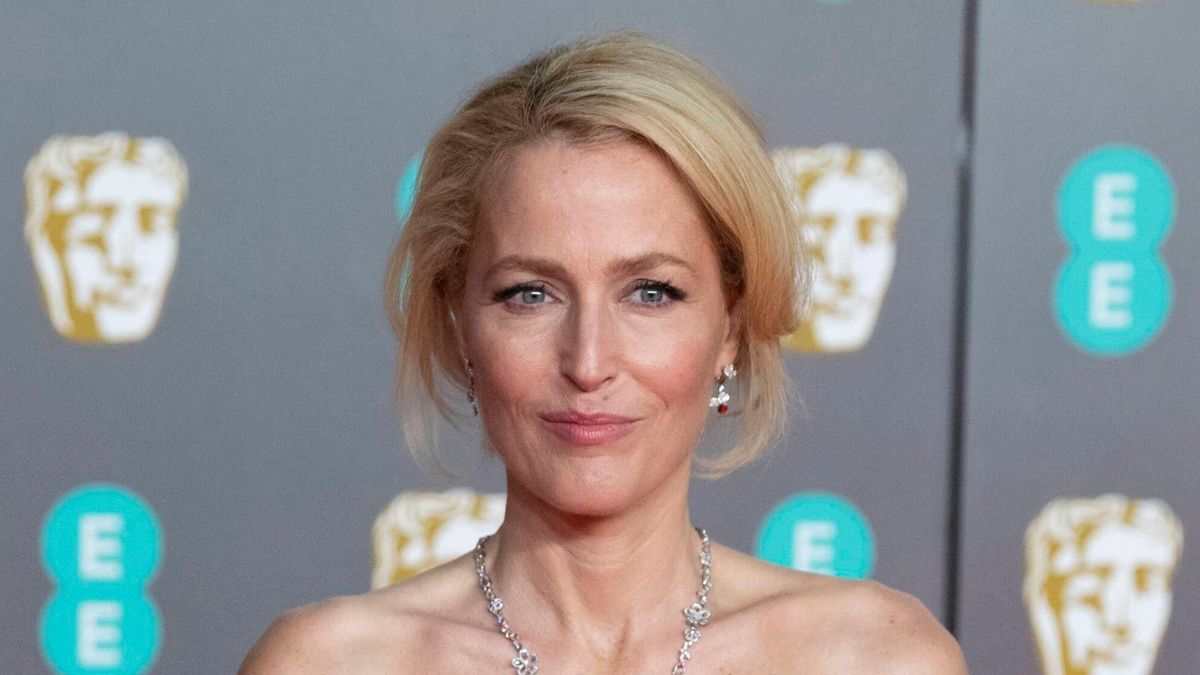 Gillian Anderson just posted a photo of a very peculiar snowman | Woman ...
