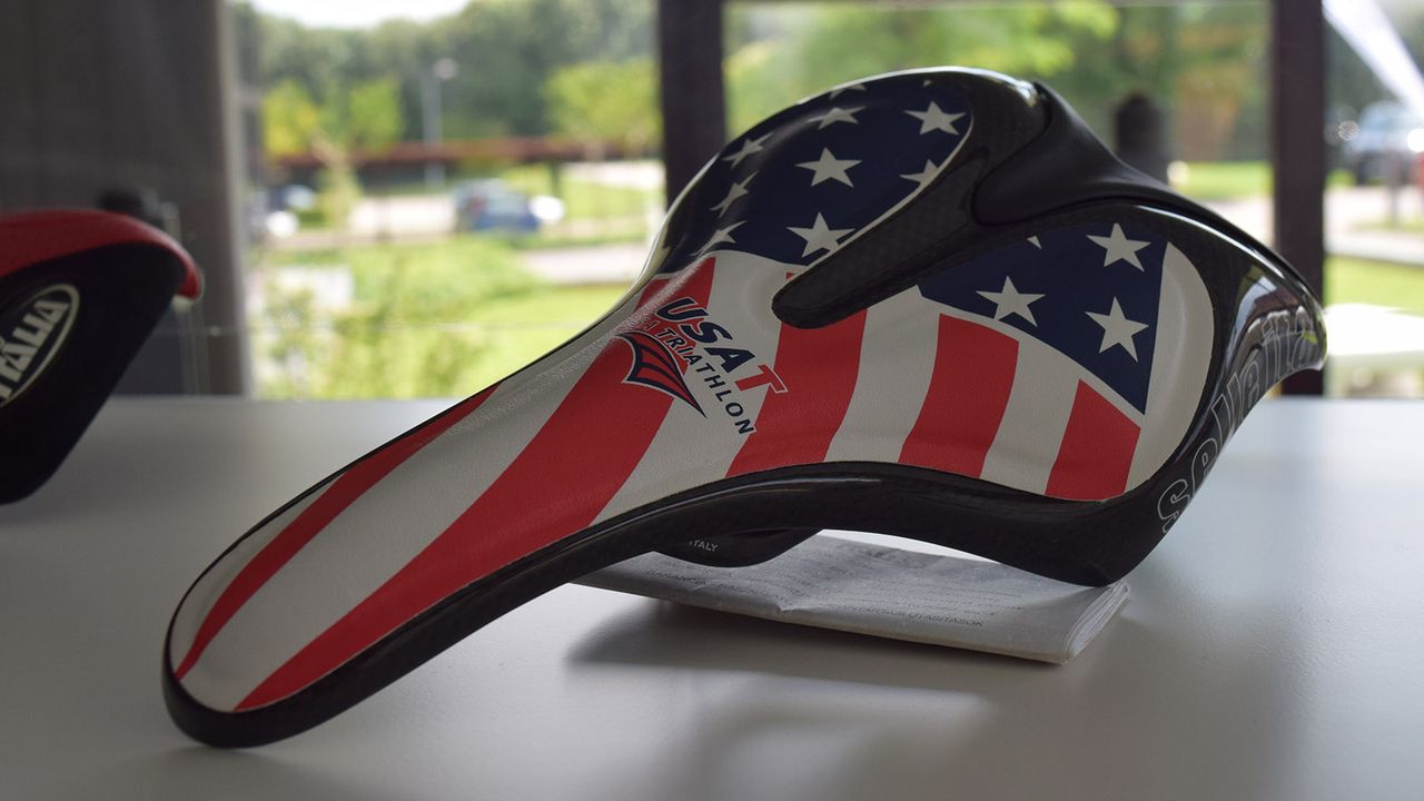 The Italian company has made saddles for the US Triathlon team