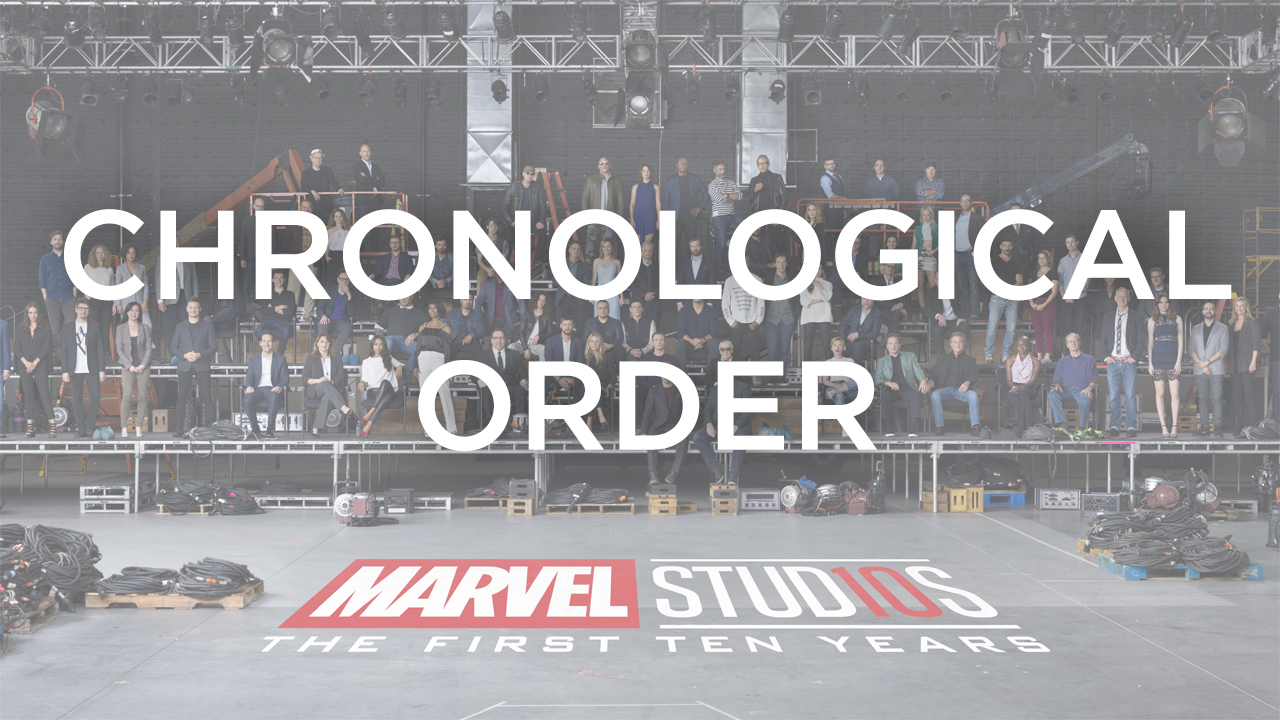 Chronological Order Marvel Movies in order