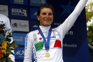 Elisa Longo Borghini (Italy) finished with a bronze medal