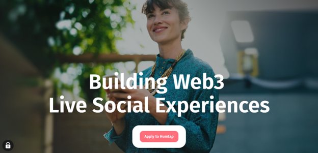 Website screenshot for Humtap