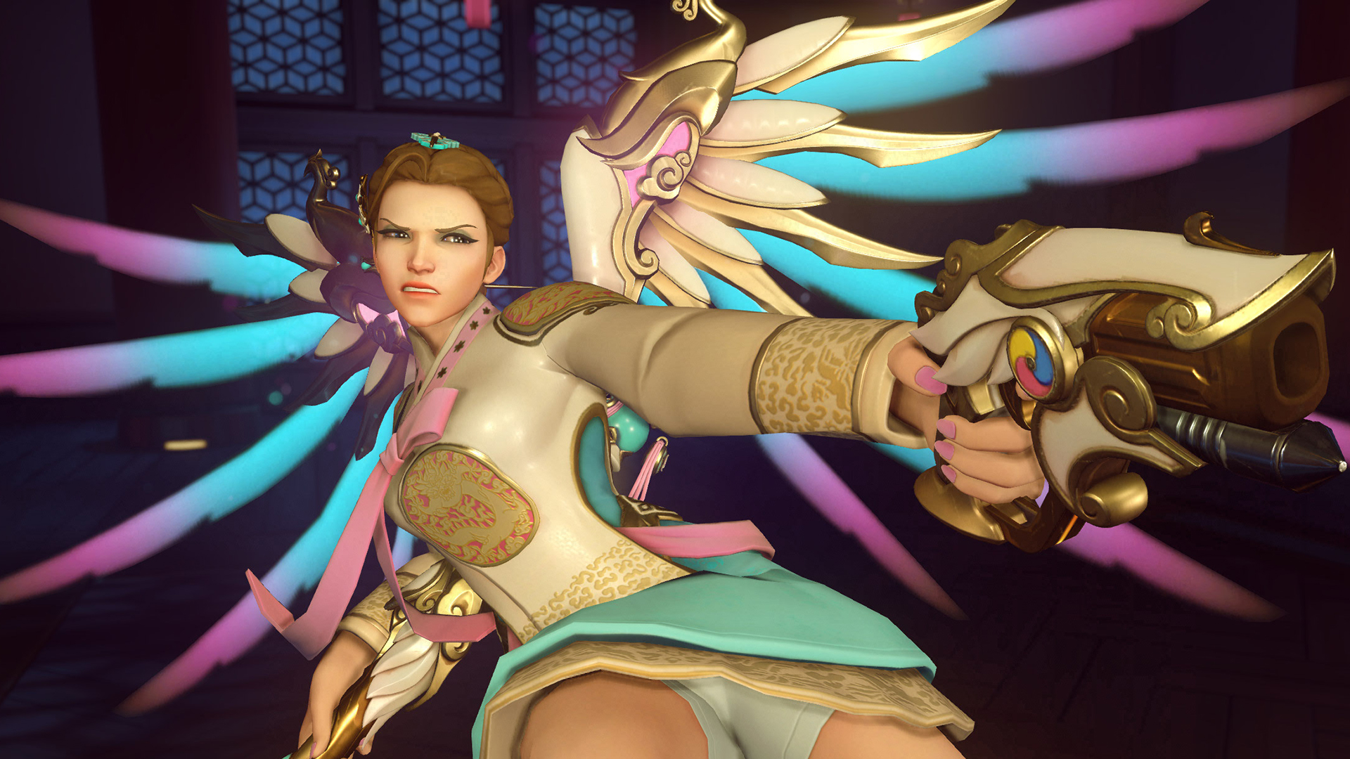 Mercy Seolbim skin holding pistol