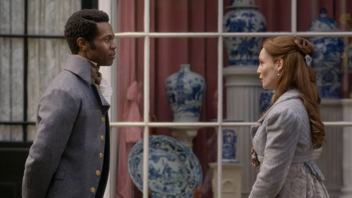 Hannah Dodd and Victor Alli in Bridgerton Season 3