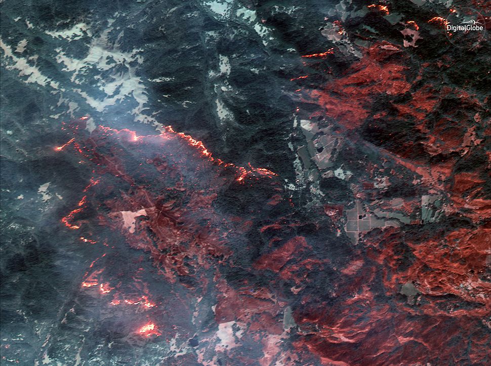 Satellite Photos of California's Devastating Wildfires (Gallery) Space
