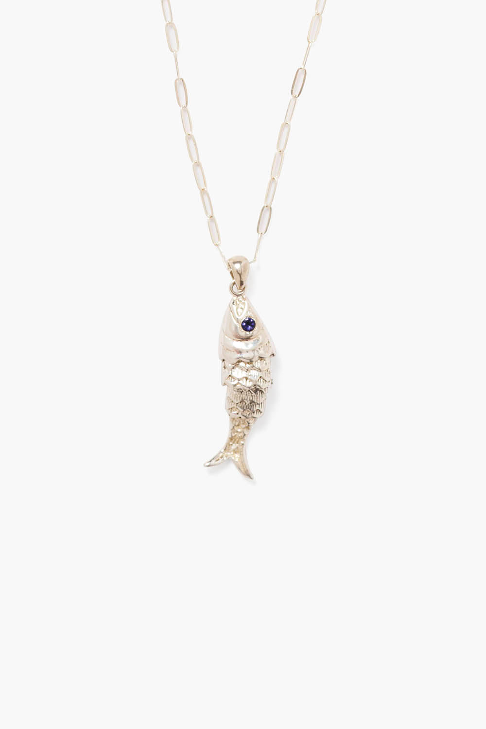 Koi Necklace Blue Topaz
