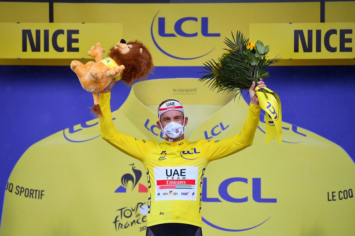 UAE Team Emirates’ Alexander Kristoff took the 2020 Tour de France’s first yellow jersey