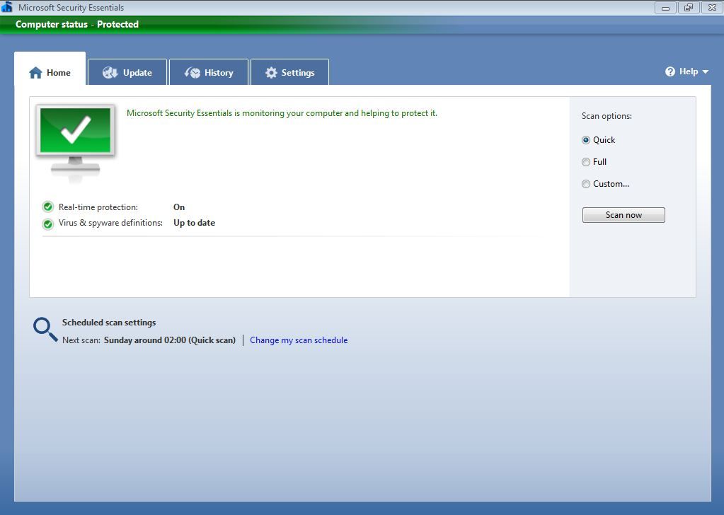 Microsoft Security Essentials