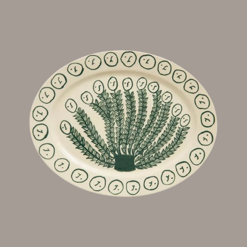 HAY, La Pittura Ceramic Oval Serving Platter