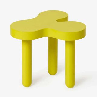a chartreuse side table
