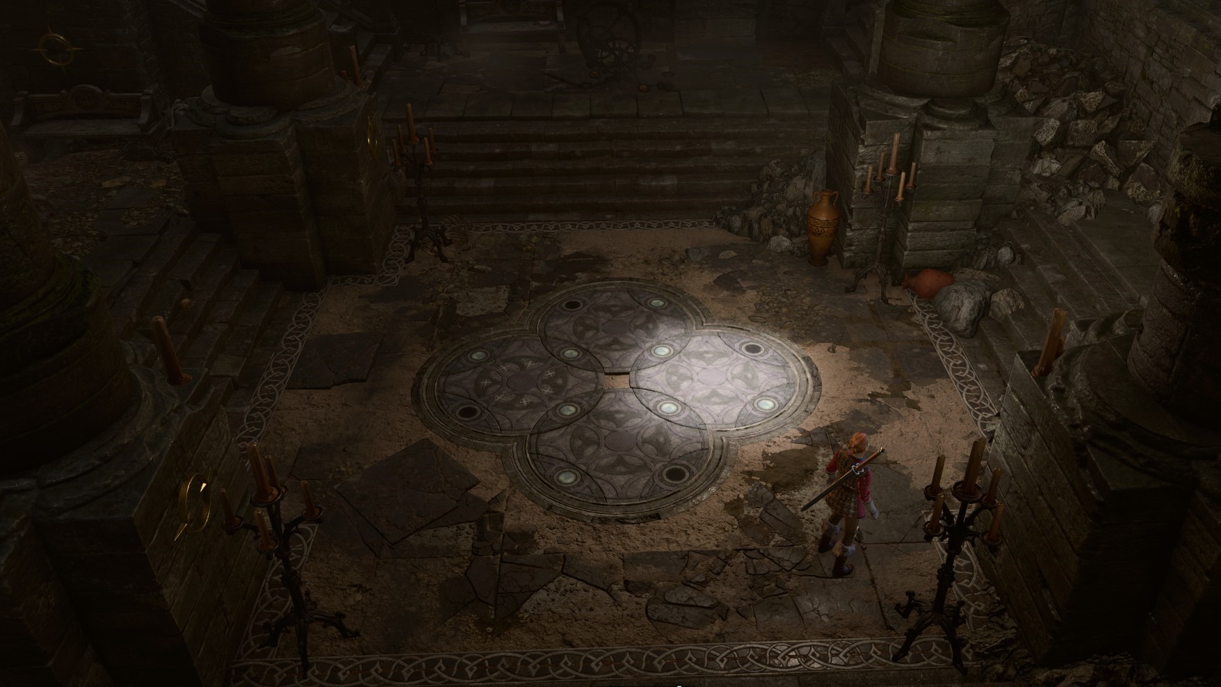 Baldur's Gate 3 Defiled Temple puzzle