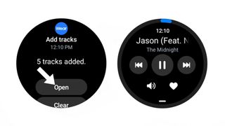 Adding music to the Galaxy Watch from your smartphone
