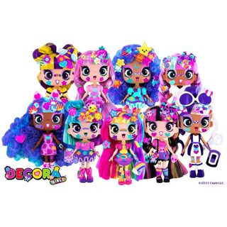 Decora Girlz 5” Sticker ‘n Style Dolls