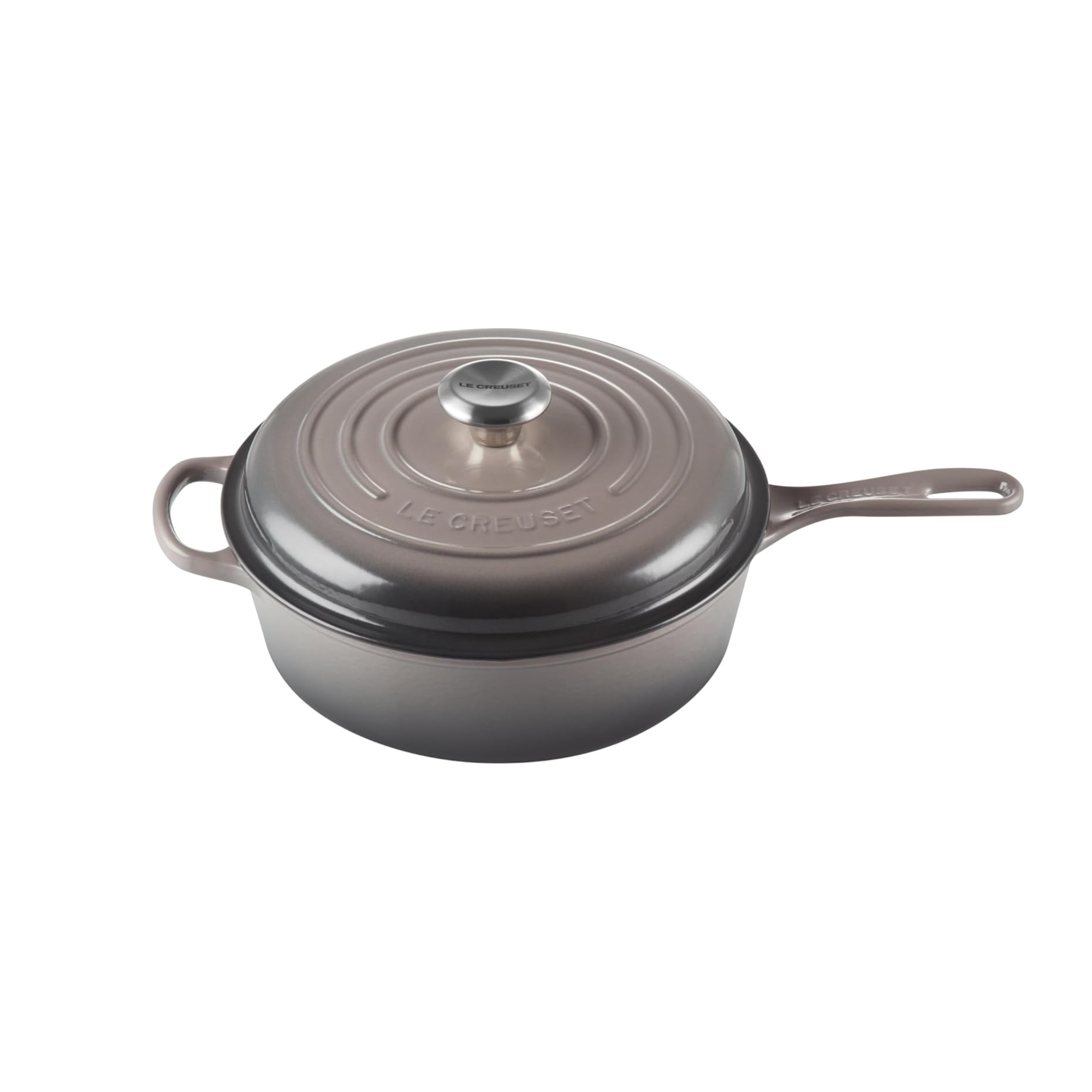 Le Creuset Enameled Cast Iron Signature Cassadou, 3.75qt., Oyster