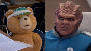 Ted and Bortus side by side image