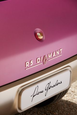Pink Renault detail