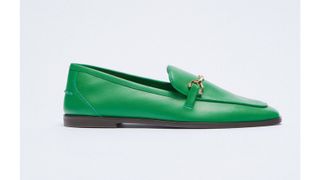 Zara Green Loafers