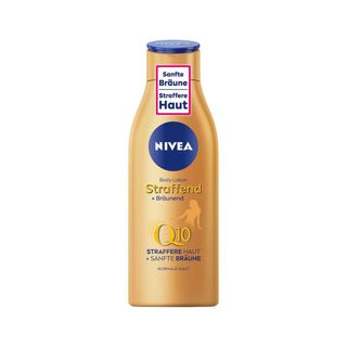 Nivea Body Lotion Firming + Tanning Q10 (200 Ml), Care for a Gentle Tan With Fresh Summer Fragrance, Firming Anti-Age Skin Care With Q10