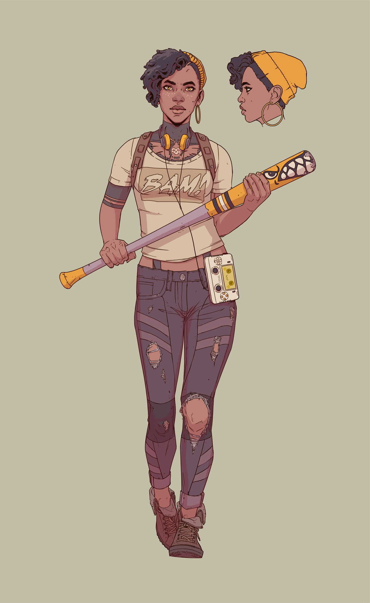 Making Dustborn's art; concept art for a video game
