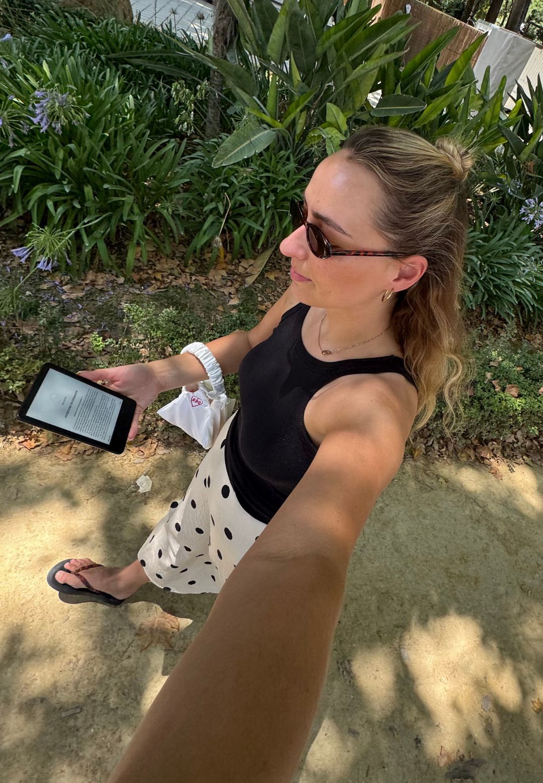 Health writer Georgia Brown trying Kindle walking