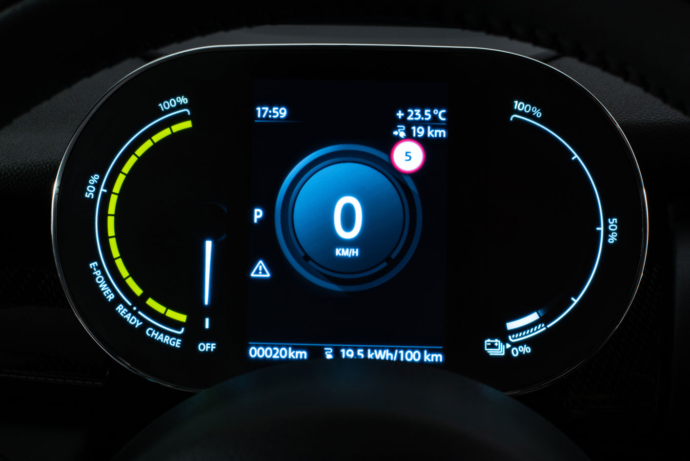 Mini Electric driver display