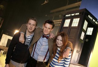 Doctor Who cast reunite as filming begins