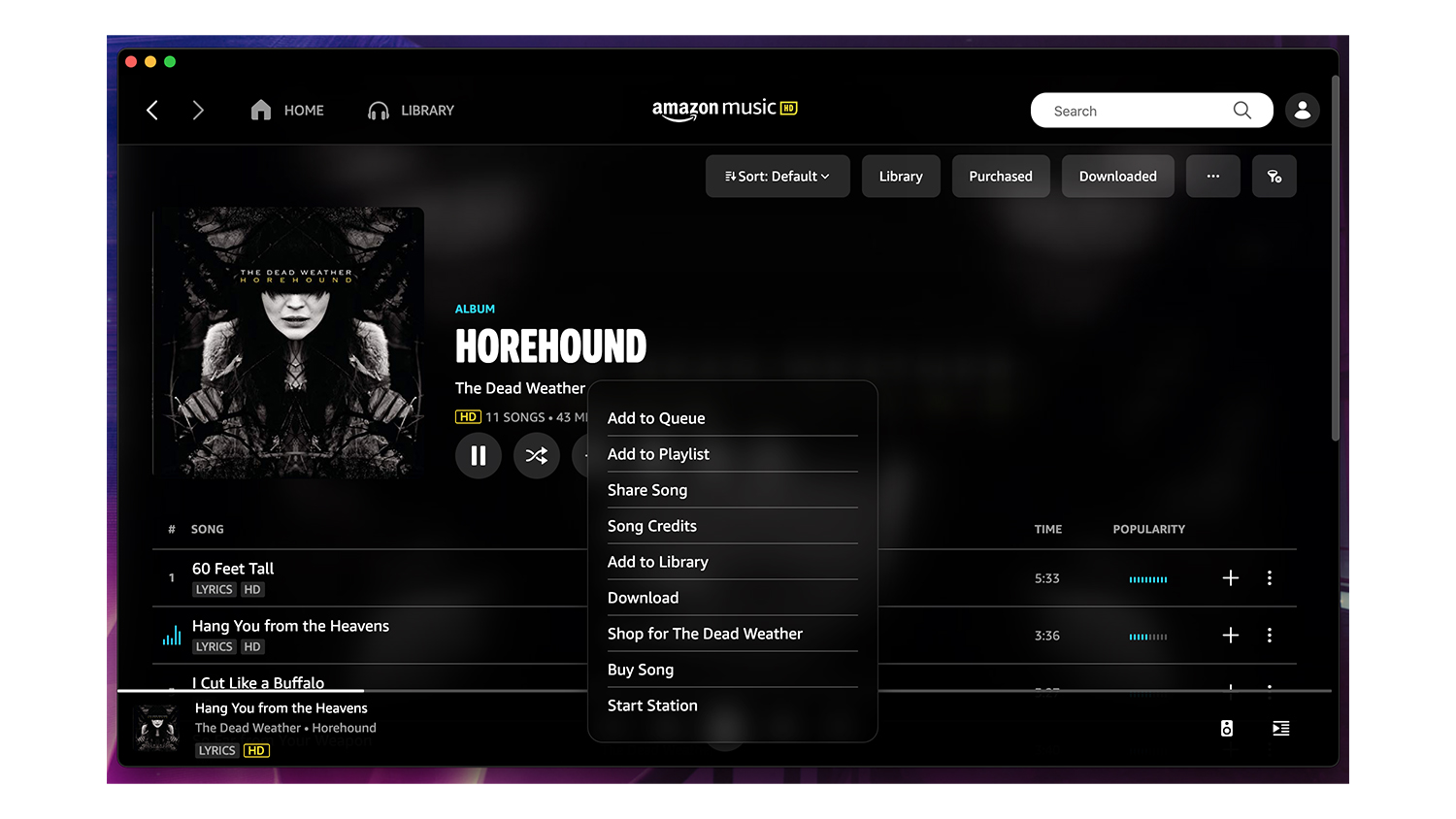 amazon music hd review