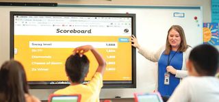 Beaver Acres Elementary School teacher Heather Hoxie is using 1:1 devices and the InFocus JTouch Interactive Display to individualize class instruction.