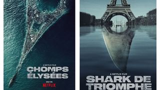 Netflix Under Paris joke posters featuring alternative titles