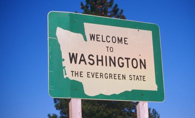 Washington state sign