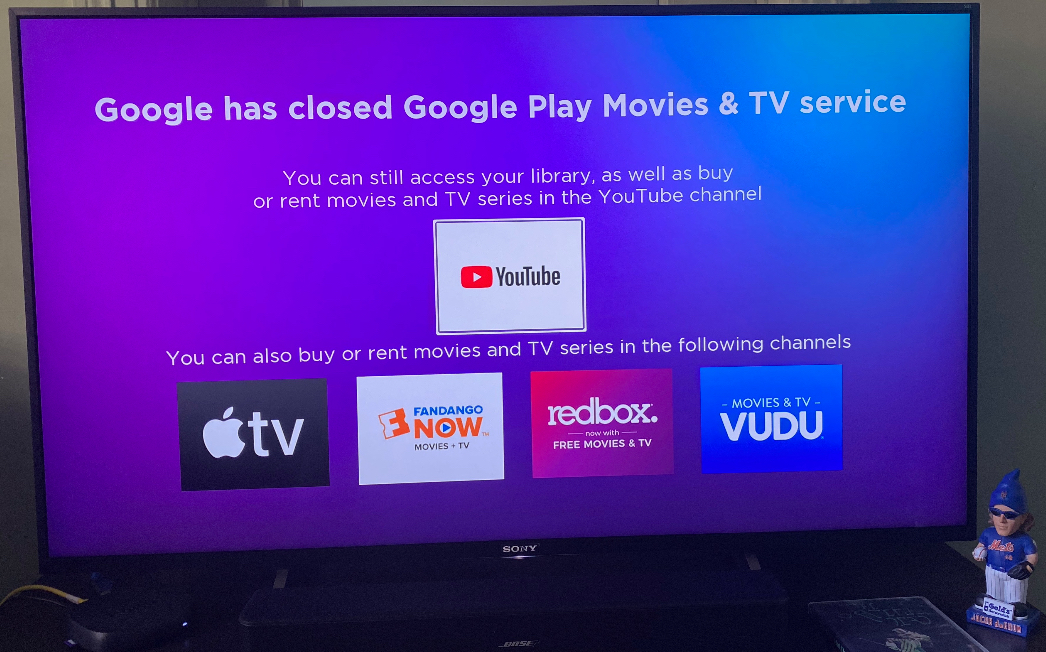 Jakke dyr Triumferende Google Play Movies & TV Store Exits Roku | Next TV
