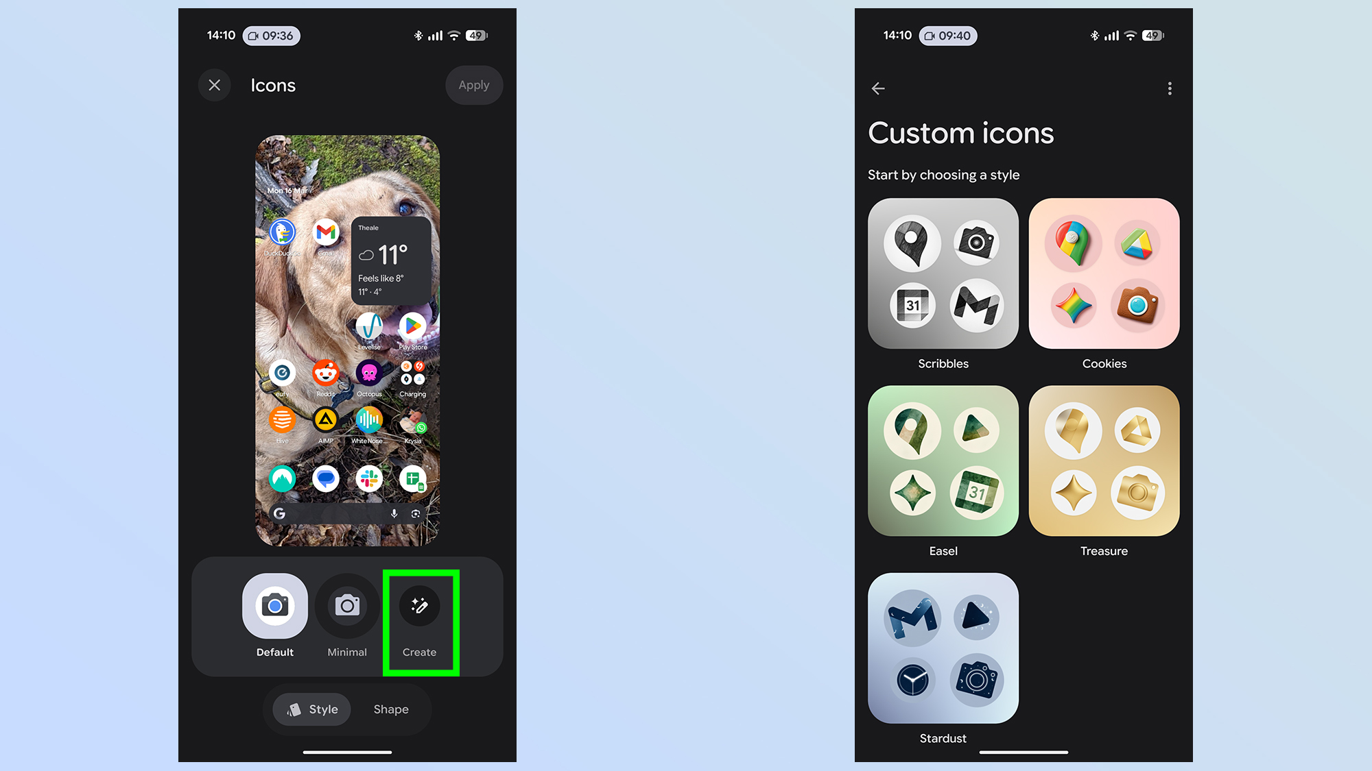 google pixel ai icons