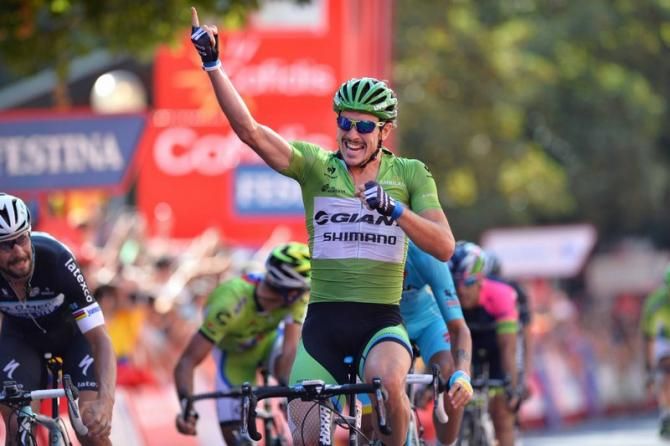 John Degenkolb (Giant-Shimano) wins in the green jersey