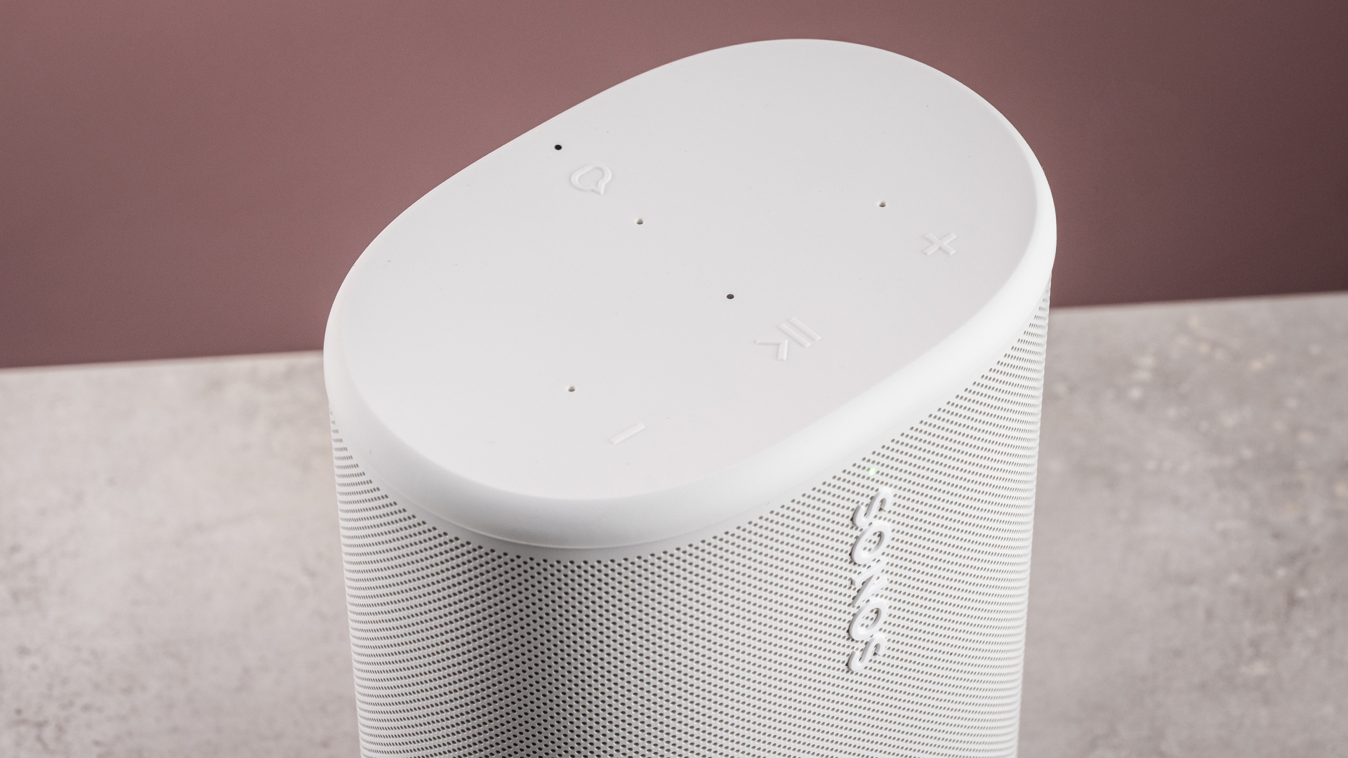 The Sonos Play speaker's top controls