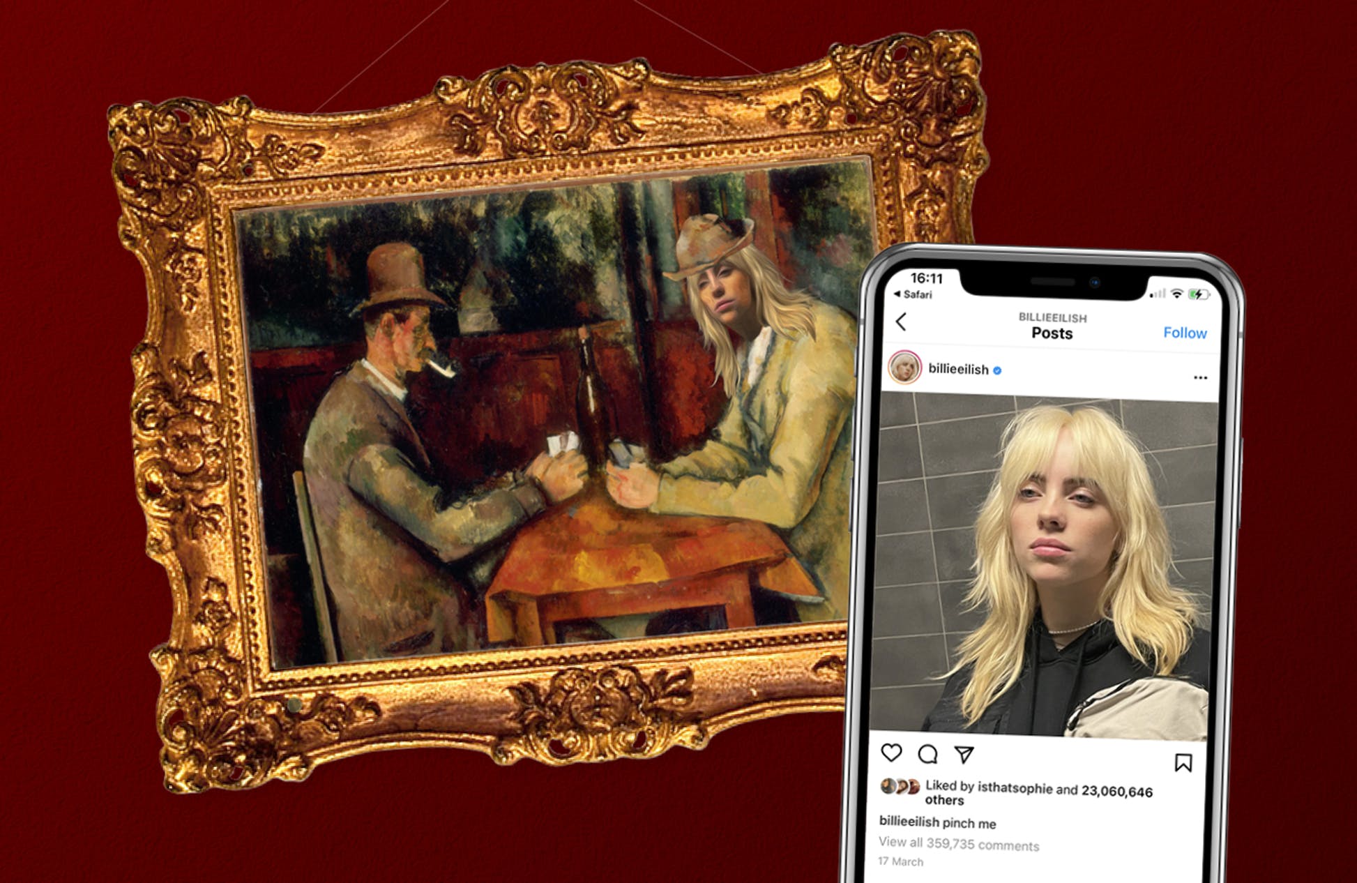 Instagram painting