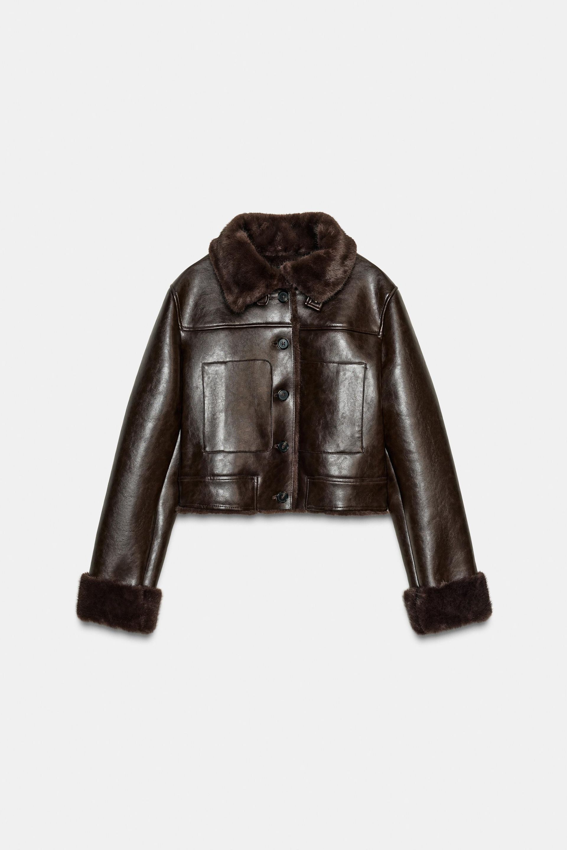 Double-Faced Faux Fur Jacket