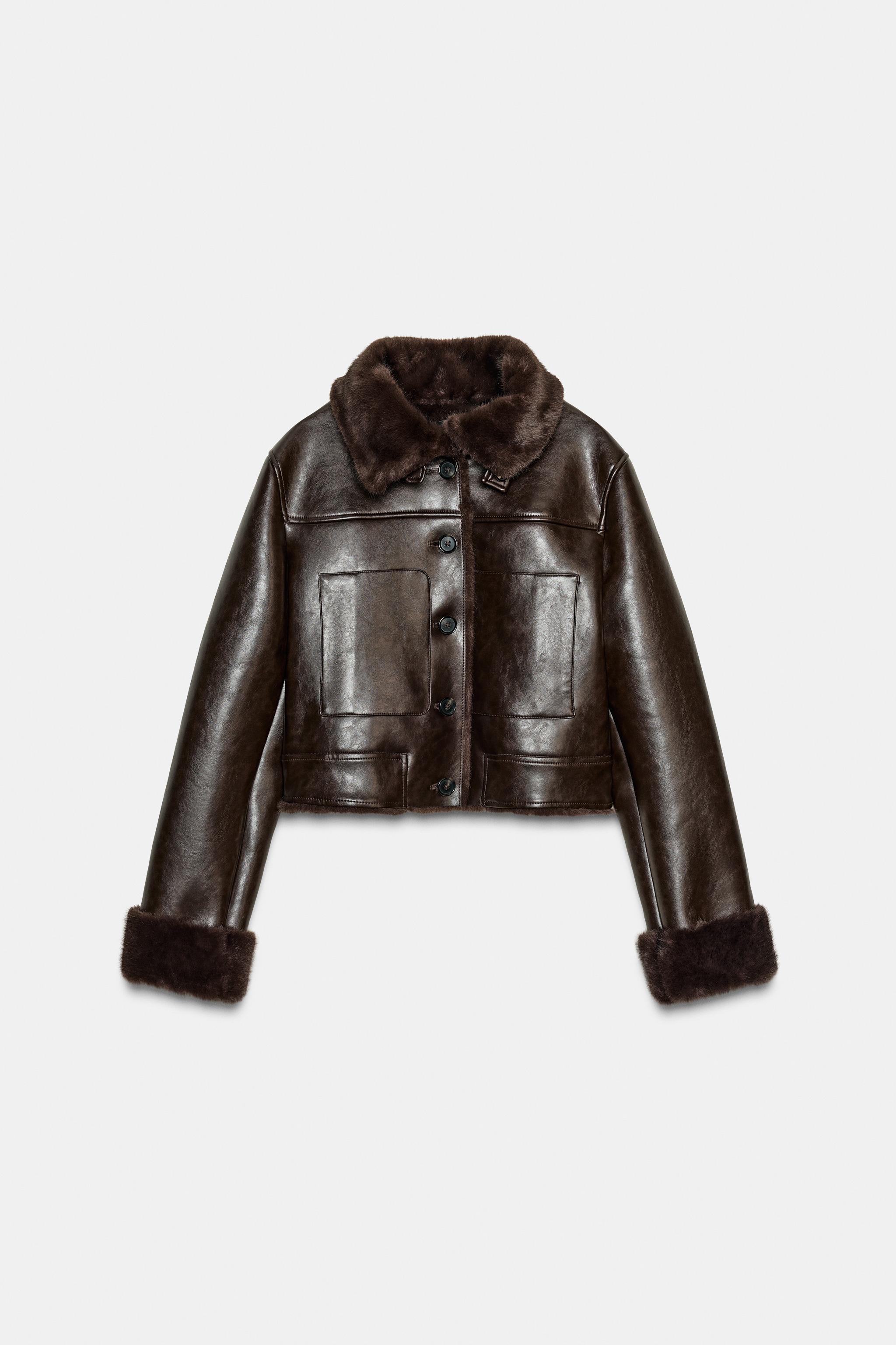 Double-Faced Faux Fur Jacket