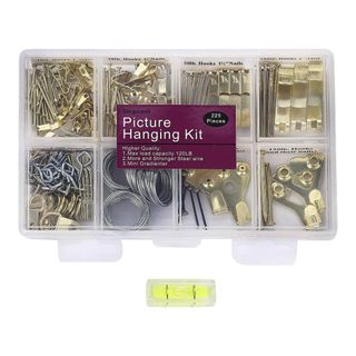 Image of picture hanging kit from Amazon