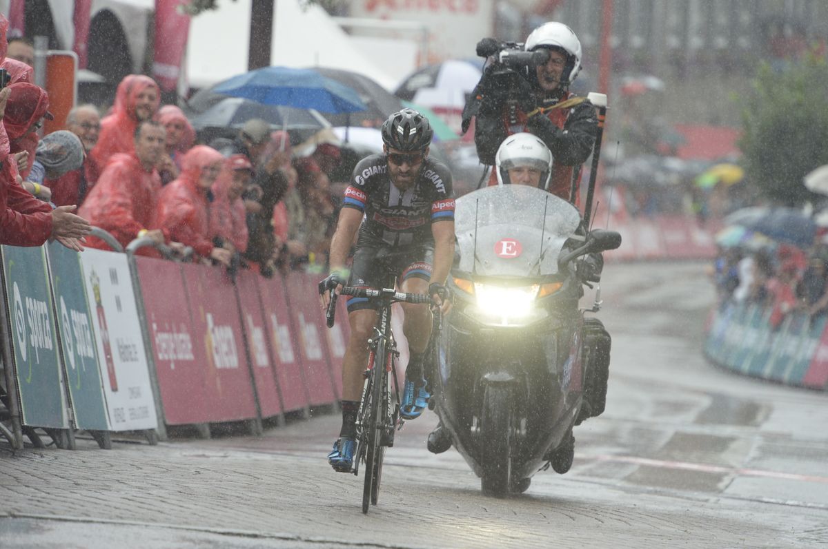 Geschke comes home third