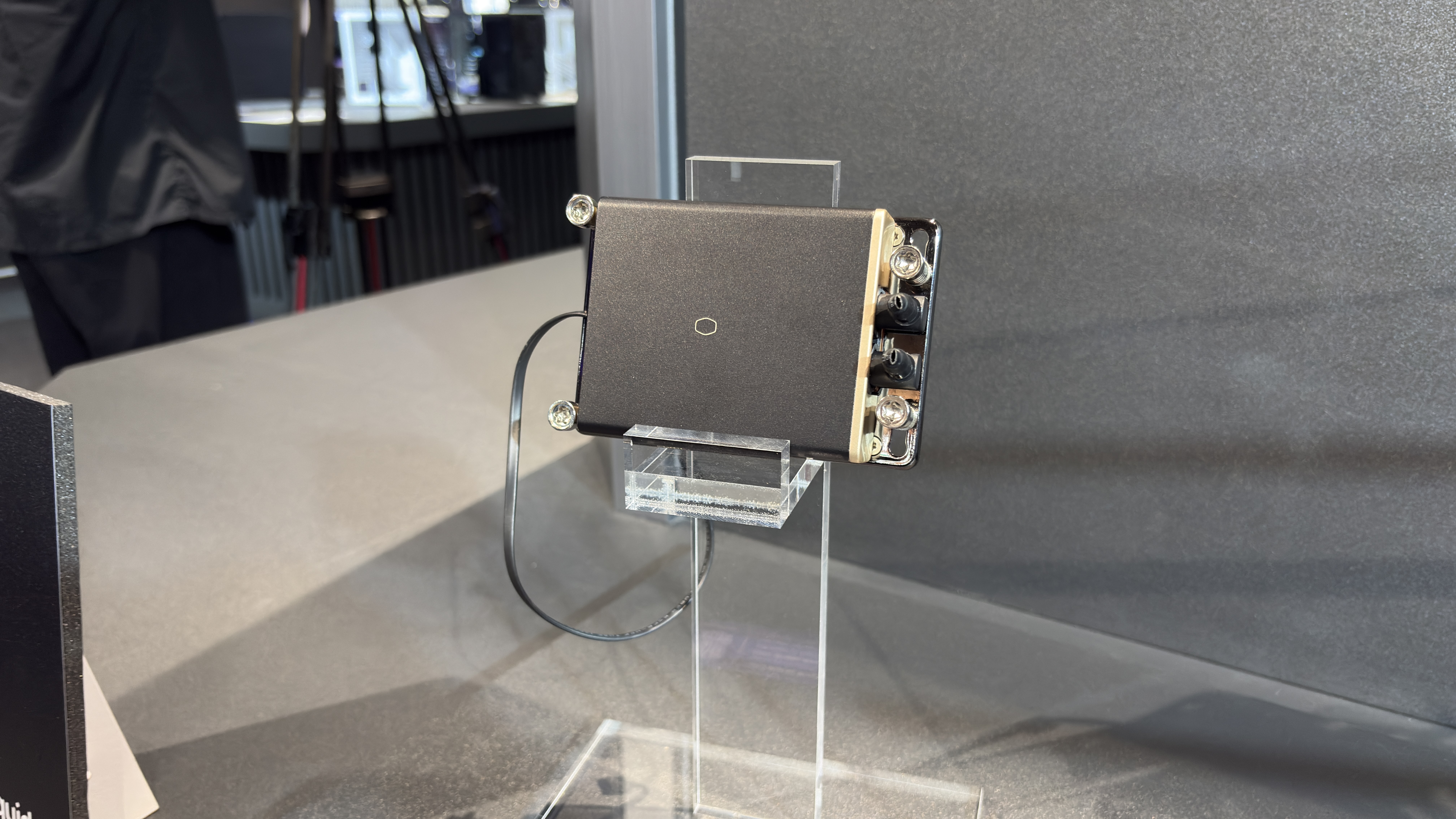 A Cooler Master CPU block at its Taiwan HQ.
