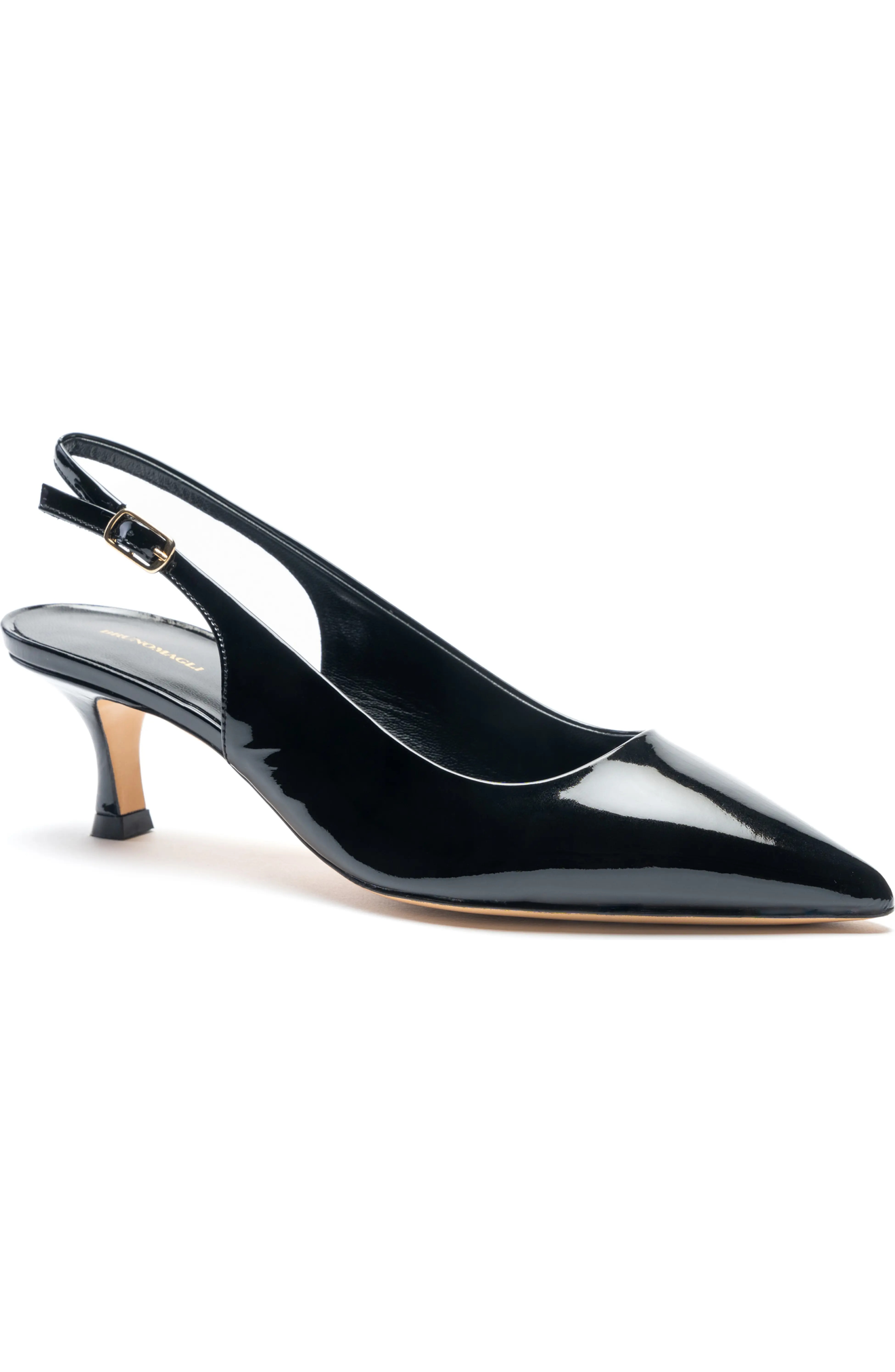 Palerma Pointed Toe Kitten Heel Slingback Pump