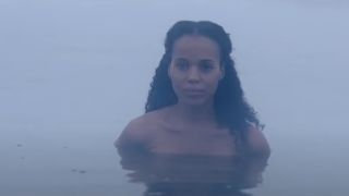 Kerry Washington in ther water in Django Unchained