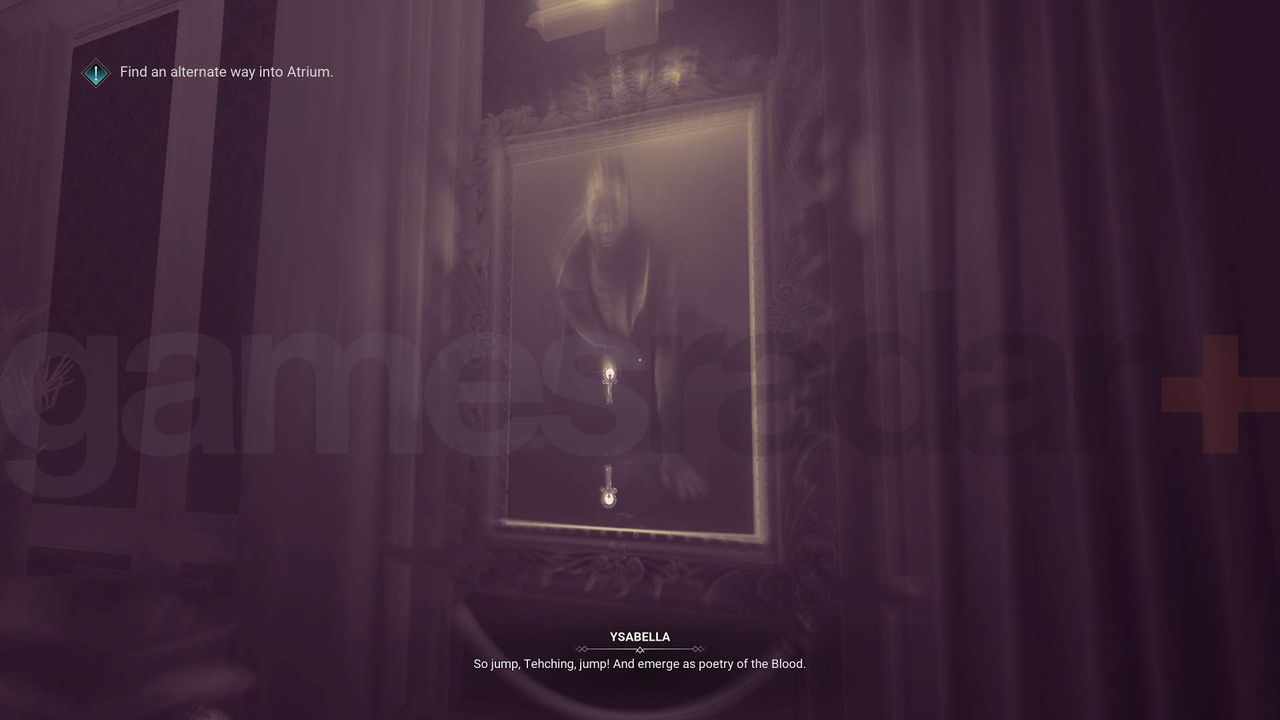 Bloodlines 2 painting puzzle atrium ysabella